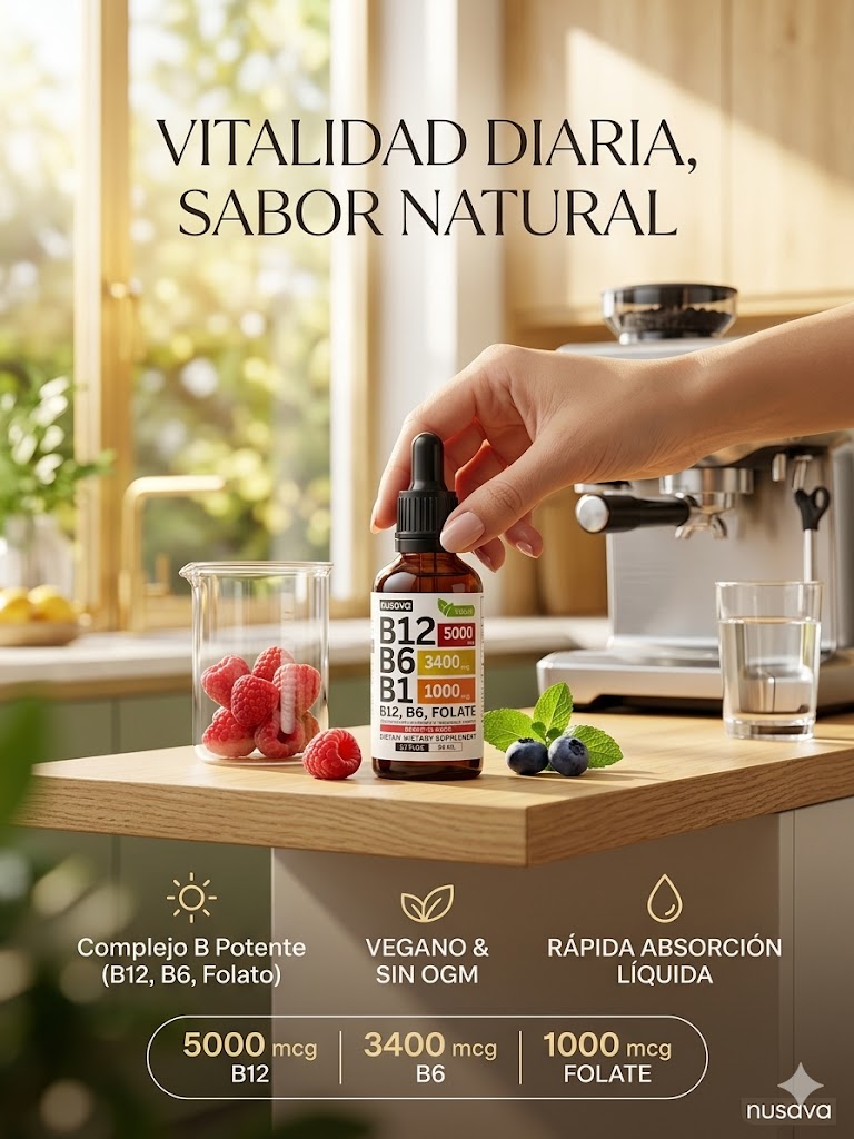 VITAMINA B12 COMPLEX NUSAVA ORIGINAL 🤩 SUPER OFERTA