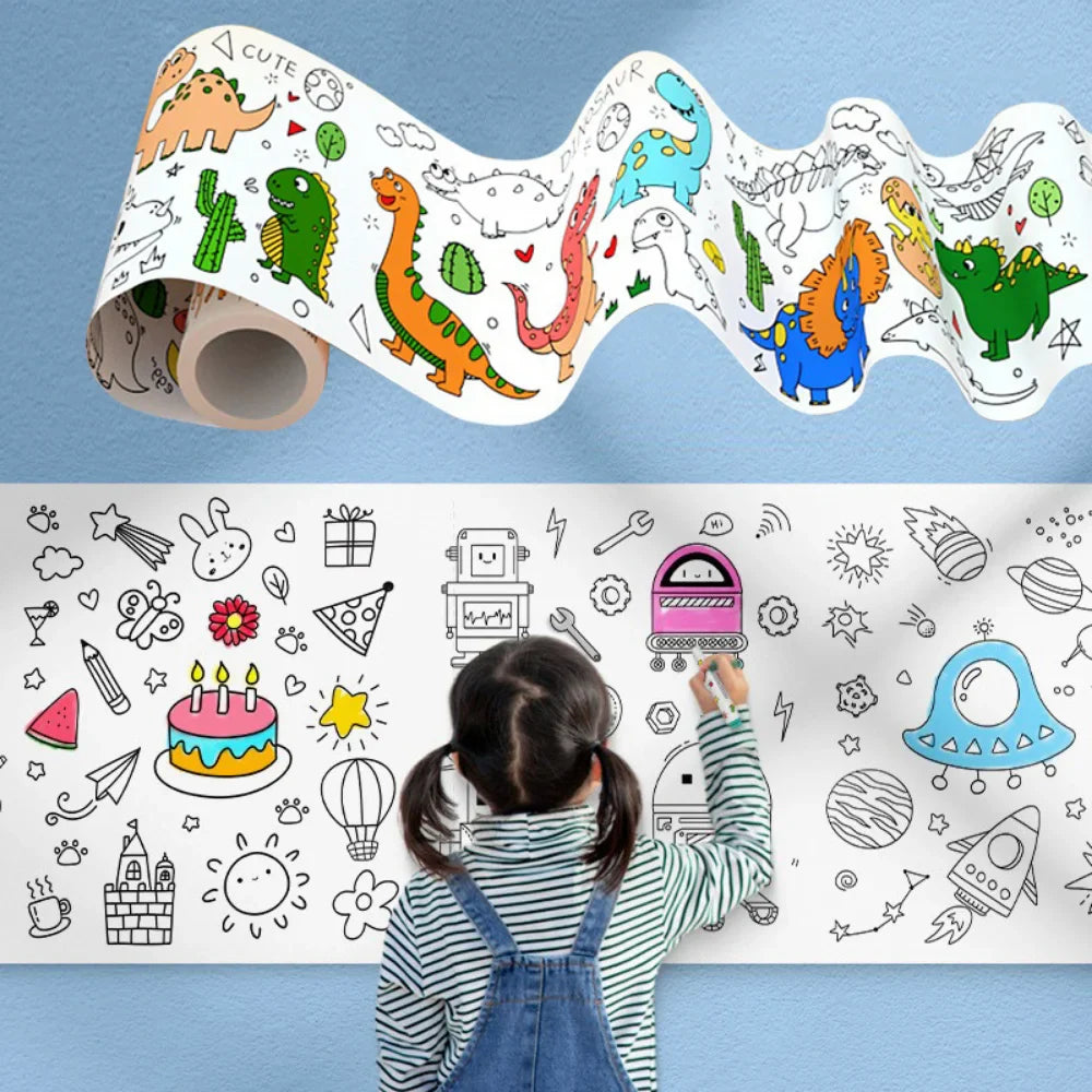 OFERTA ESPECIAL 2X1 🌈ROLLO PARA COLOREAR X 3 mt🤩